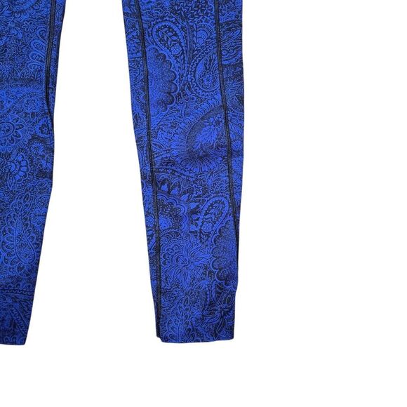 Lululemon Like Nothing 7/8 Tight - Antique Paisley Sapphire Blue Black - Picture 5 of 10